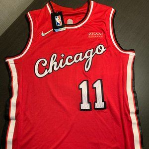 Chicago Bulls Demar Derozan Red 75th Anniversary City Jersey